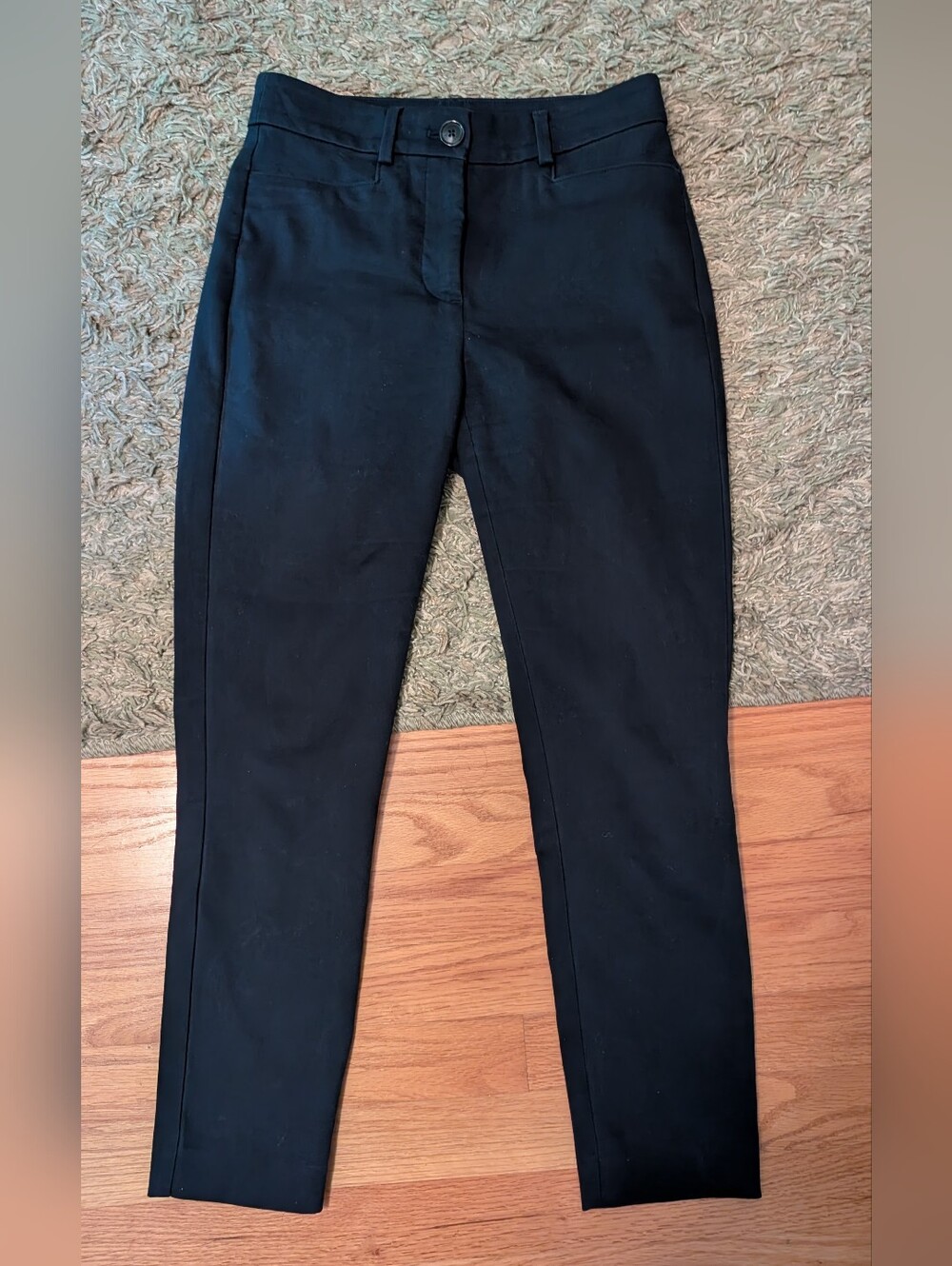 Navy LOFT Dress Pants - 00P Curvy